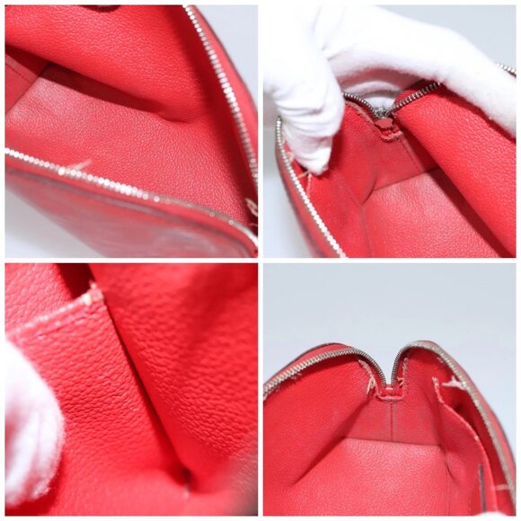 LOUIS VUITTON Epi Pochette Cosmetic PM Pouch Red M41114 LV Auth 112898 - Picture 16 of 16